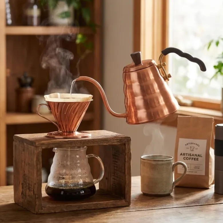 V60 BUONO Drip Kedel - Kobber - 900 ml