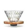 V60 Glas 02 Dripper - Oliventræ
