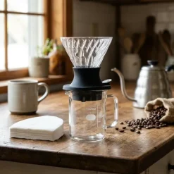 V60 Immersion Dripper Switch Server Sæt 02 - Sort