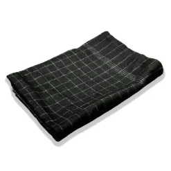 Viskestykke sort 4-pk. 50x100 cm