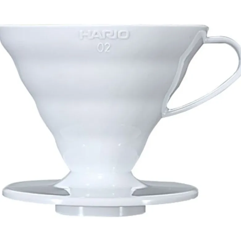 V60 Kaffedripper 02 / Hvid (PP) - Hario