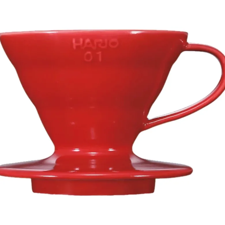 V60 Kaffedripper 01 Keramik / Rød - Hario