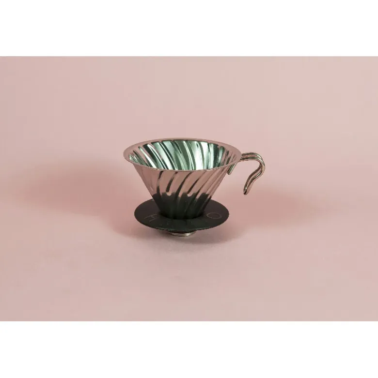 V60 Metal Dripper 02 / Sølv - Hario