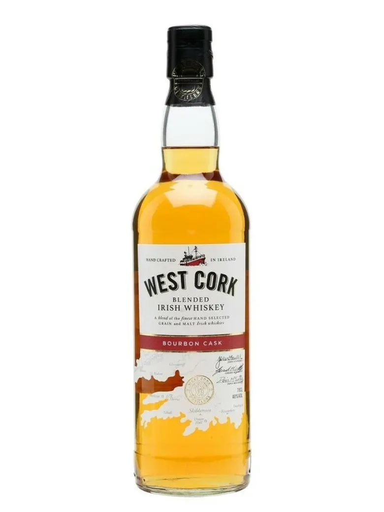 West Cork Bourbon Cask Irish Whiskey FL 70