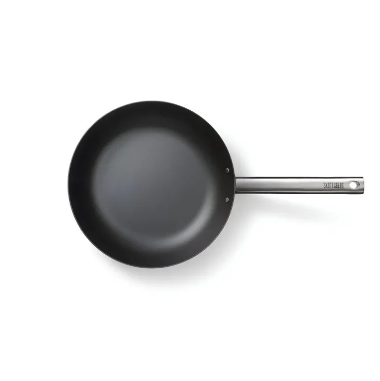 Wokpande i kulstål SKOTTSBERG® 28x51x8cm