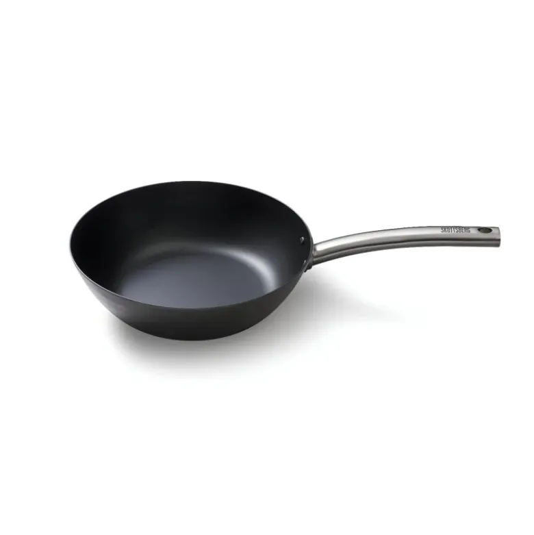 Wokpande i kulstål SKOTTSBERG® 28x51x8cm